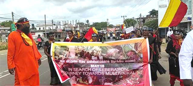 இன விடுதலை தேடி; முள்ளிவாய்க்கால் நோக்கி நடை பவணிகள் இன விடுதலை தேடி; முள்ளிவாய்க்கால் நோக்கி நடை பவணிகள்