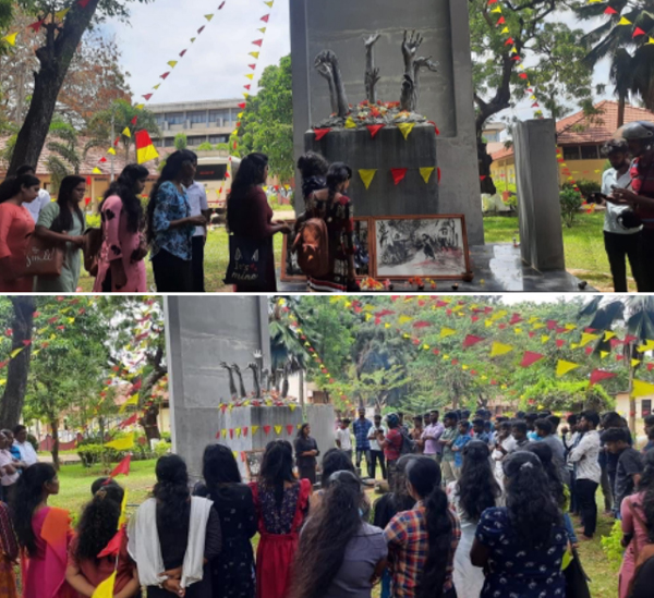 யாழ். பல்கலையில் முள்ளிவாய்க்கால் நினைவேந்தல் நிகழ்வு யாழ். பல்கலையில் முள்ளிவாய்க்கால் நினைவேந்தல் நிகழ்வு