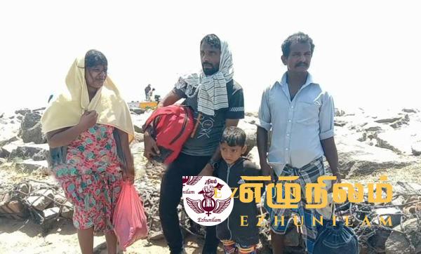 சிறுவனுடன் அகதிகளாக தனுஷ்கோடி சென்ற இலங்கைத் தமிழர்கள்