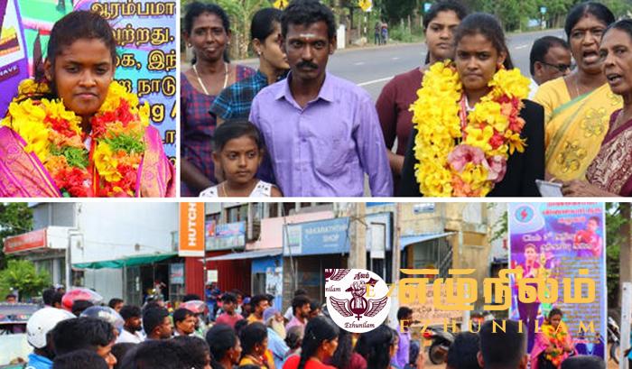 இந்தியாவில் தங்கம் வென்ற மாங்குளம் பெண்ணிற்கு கிடைத்த கௌரவம்