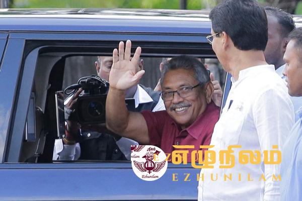 நாட்டை விட்டு வெளியேறினார் கோட்டா