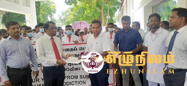 போதைப்பொருளை கட்டுப்படுத்த நடவடிக்கை; ஐந்தம்ச கோரிக்கைகள் அடங்கிய மகஜர் யாழ்ப்பாண அரச அதிபரிடம்கையளிப்பு