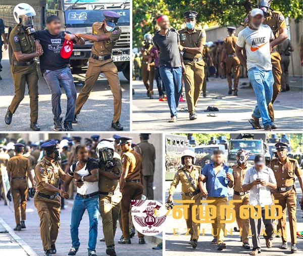 ஆர்ப்பாட்டக்காரர்கள் 84 பேர் கைது; சிலர் காயம் ஆர்ப்பாட்டக்காரர்கள் 84 பேர் கைது; சிலர் காயம்