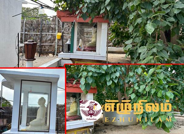 கச்சதீவில் அமைக்கப்பட்ட புத்தர் சிலை அகற்றப்பட்டது கச்சதீவில் அமைக்கப்பட்ட புத்தர் சிலை அகற்றப்பட்டது