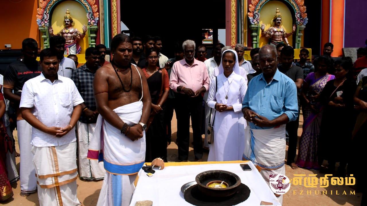 கிளிநொச்சி உருத்திரபுரம் சிவாலயத்தின் காணியை அளவிடுவது இடைநிறுத்தம் கிளிநொச்சி உருத்திரபுரம் சிவாலயத்தின் காணியை அளவிடுவது இடைநிறுத்தம்