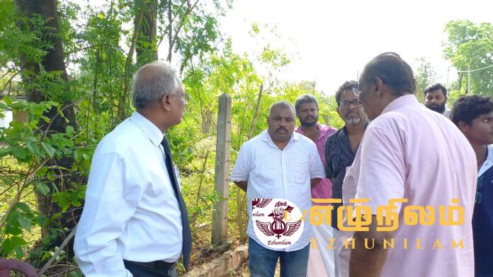 தையிட்டி விஹாரையை சுமந்திரன், மாவை பார்வையிட்டனர்