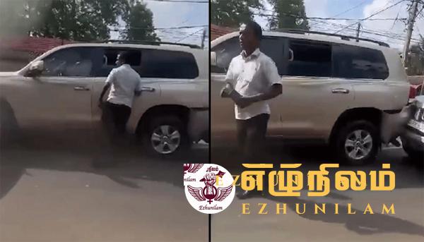 விபத்தில் சிக்கியது வட மாகாண ஆளுநரின் வாகனத் தொடரணி விபத்தில் சிக்கியது வட மாகாண ஆளுநரின் வாகனத் தொடரணி