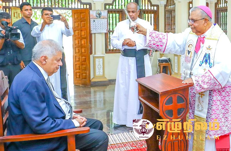 இலங்கை-இந்திய தரை வழி இணைப்பின் ஆய்வு பூர்த்தி; மன்னார் ஆயரிடம் தெரிவித்த ஜனாதிபதி