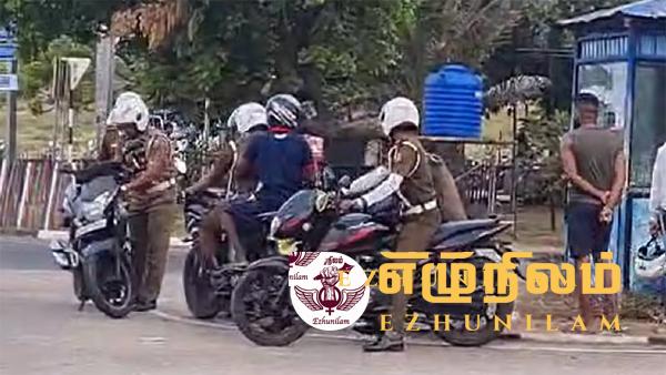யாழில் மோட்டார் சைக்கிளில் சாகசம் காட்டிய இளைஞர்கள்: 10 பேர் கைது