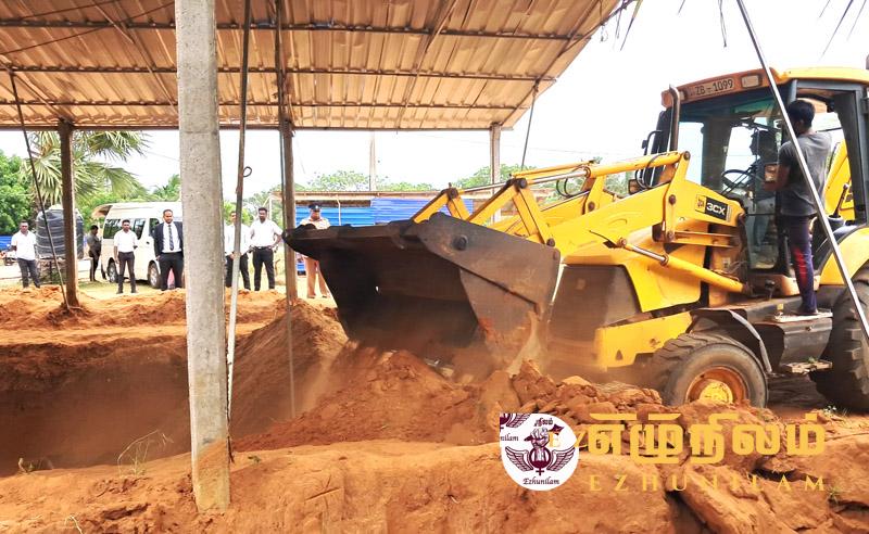கொக்குத்தொடுவாய் மனிதப் புதைகுழி மூடப்பட்டது
