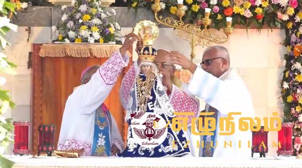 மருதமடு அன்னைக்கு முடி சூட்டிய நூற்றாண்டு விழா: திரண்டு வந்த பக்தர்கள்