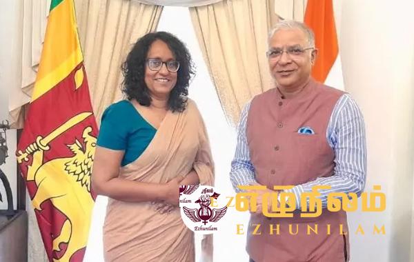 ஹரினி அமரசூரியவை, சந்தித்துக் கலந்துரையாடிய இந்திய உயர்ஸ்தானிகர்!