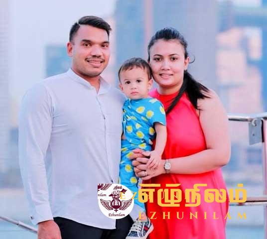 நாமலின் மனைவி நாட்டில் இருந்து வெளியேறுகின்றார்: துபாய் செல்ல விமான நிலையம் வந்துள்ளதாக தகவல்