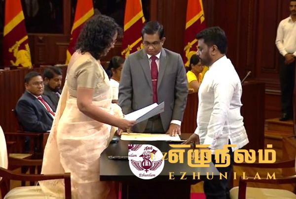 புதிய அரசாங்கத்தின் பிரதமராக ஹரிணி அமரசூரிய பதவிப் பிரமாணம் !