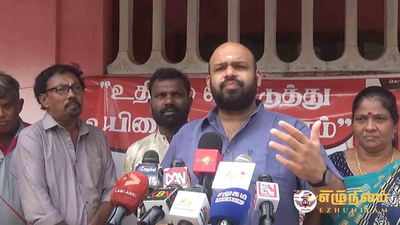 கட்சிக்கு முரணாக நடந்துகொண்ட பொது வேட்பாளராக களமிறங்கிய அரியநேத்திரன் அவர்களை கட்சியிலிருந்து  நீக்கியிருக்கின்றோம்.