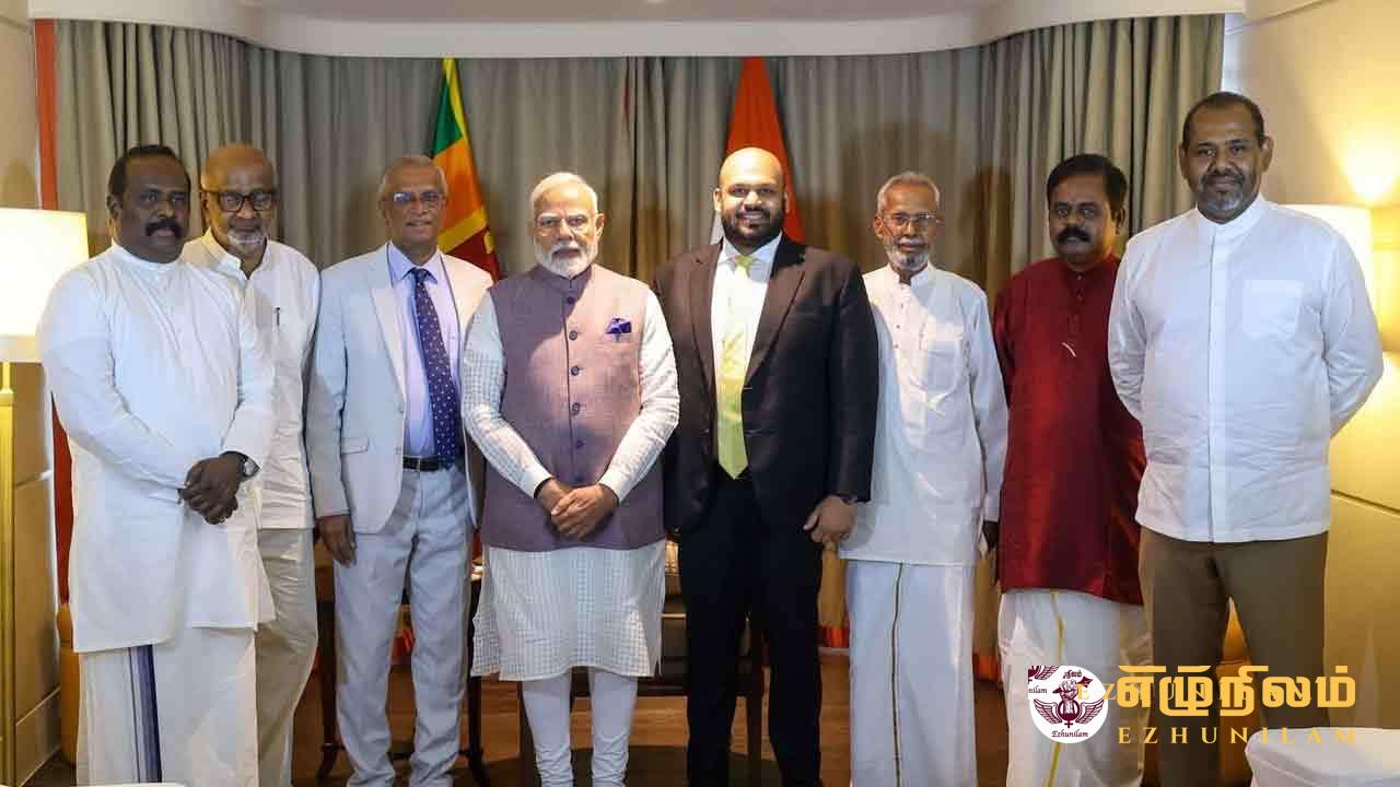 தமிழ் அரசியல் கட்சி தலைவர்களை சந்தித்த மோடி! தமிழ் அரசியல் கட்சி தலைவர்களை சந்தித்த மோடி!