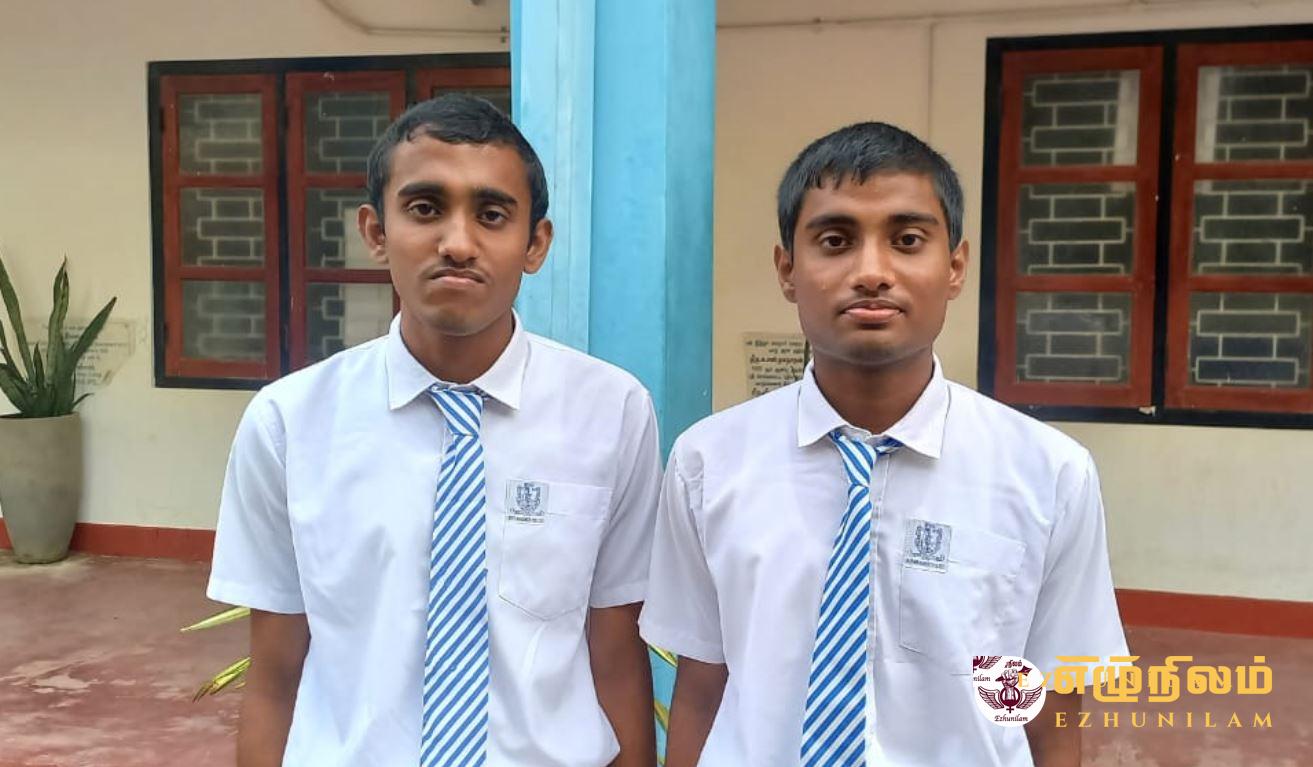 உயிரியல் விஞ்ஞான பிரிவில் யாழ். மாவட்டத்திற்கு பெருமை சேர்த்த இரட்டையர்கள்