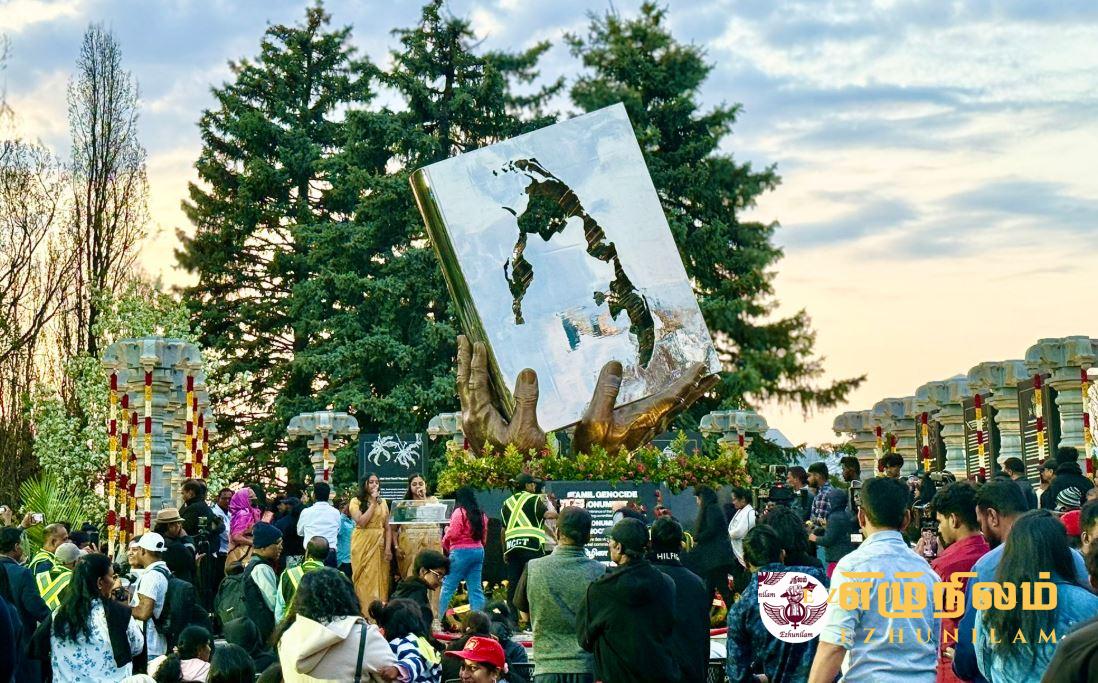 கனடாவில் நிர்மாணிக்கப்பட்டுள்ள தமிழின அழிப்பு நினைவுச் சின்னம் – இலங்கை அரசாங்கம் கடும் கண்டனம் கனடாவில் நிர்மாணிக்கப்பட்டுள்ள தமிழின அழிப்பு நினைவுச் சின்னம் – இலங்கை அரசாங்கம் கடும் கண்டனம்