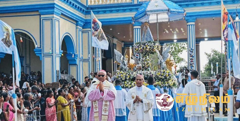 மன்னார் மடு மாதா திருத்தலத்தின் ஆடி மாத திருவிழா – இலட்சக்கணக்கான பக்தர்கள் பங்கேற்பு