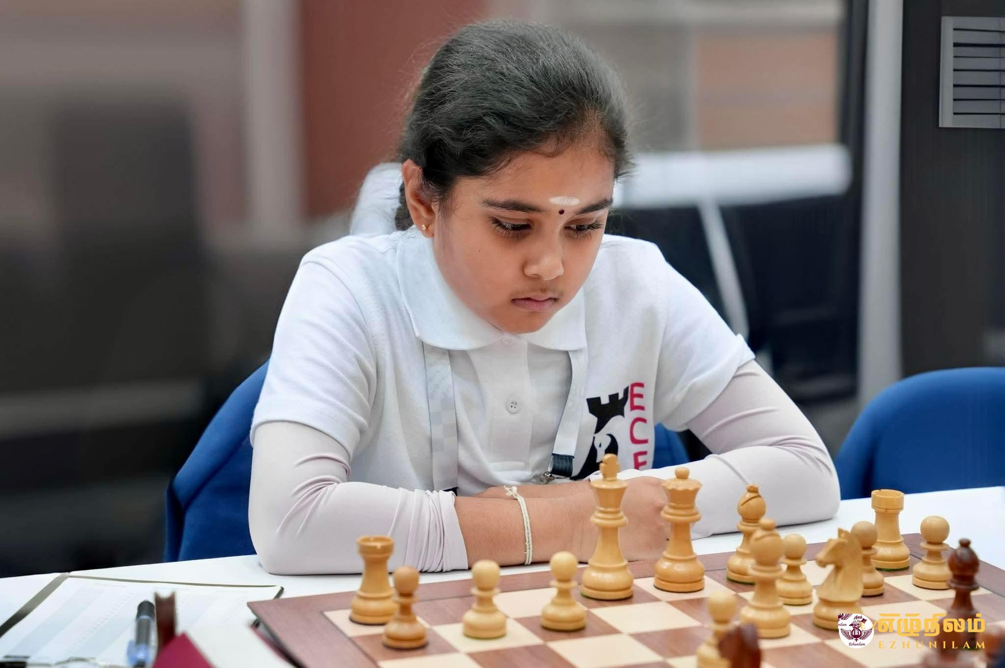 10 வயது சிறுமி உலகையே வியக்க வைக்கும் சதுரங்க சாதனை! 10 வயது சிறுமி உலகையே வியக்க வைக்கும் சதுரங்க சாதனை!